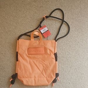 NEW Hunter crossbody travel ripstop tote orange